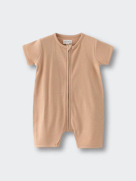 Asher Short Sleeve One Piece - Sand