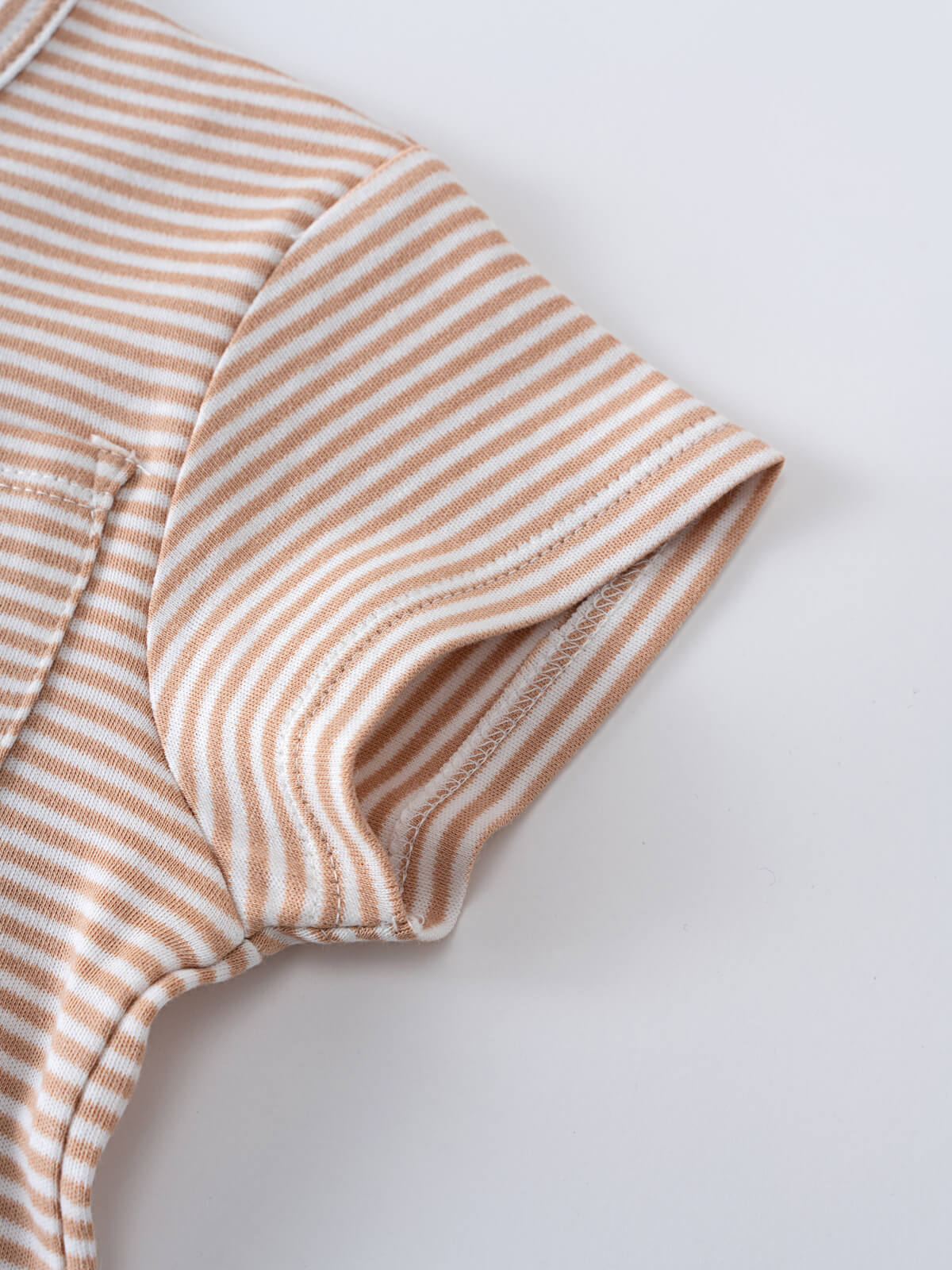 Cooper Henley Tee - Sand Stripe