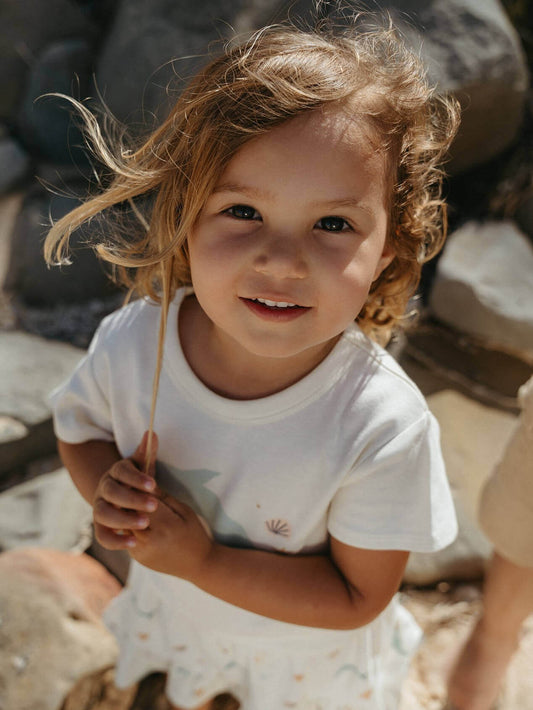 Hazel Short Sleeve Tee Shirt - Dolphin