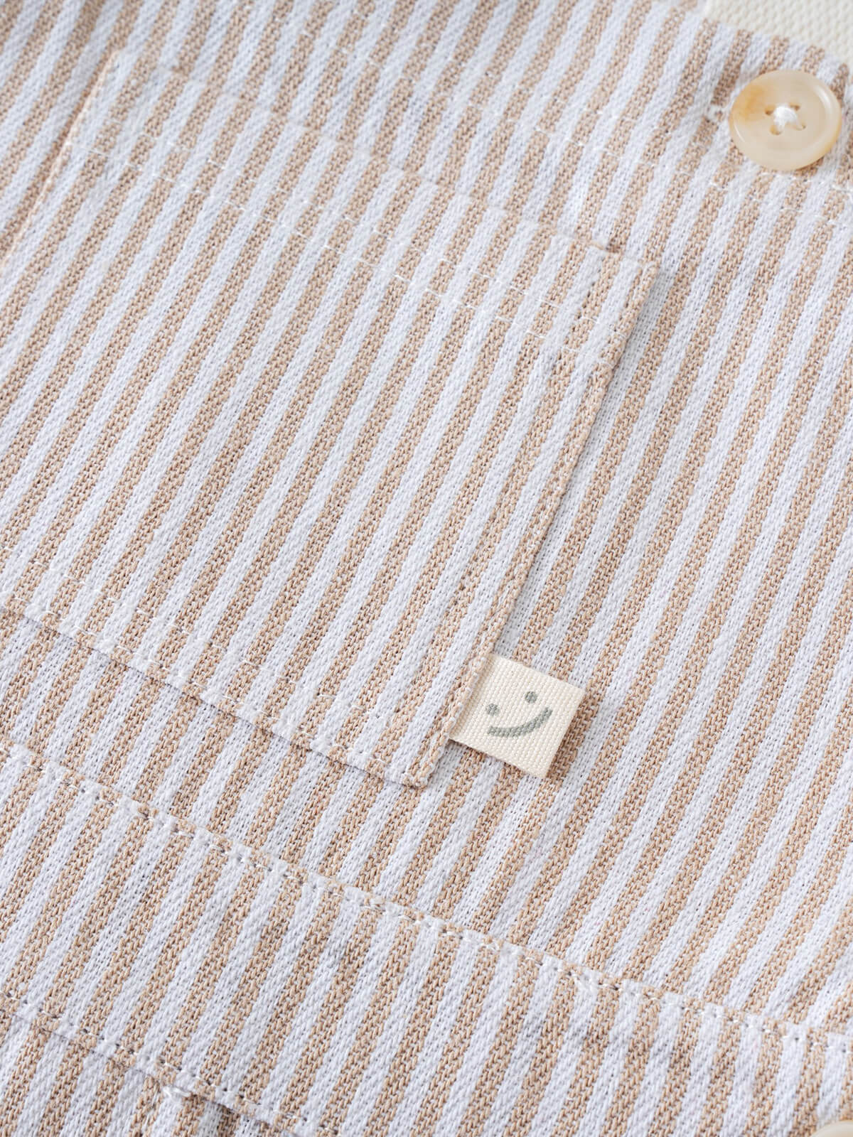 Henry Dungarees - Sand Stripe