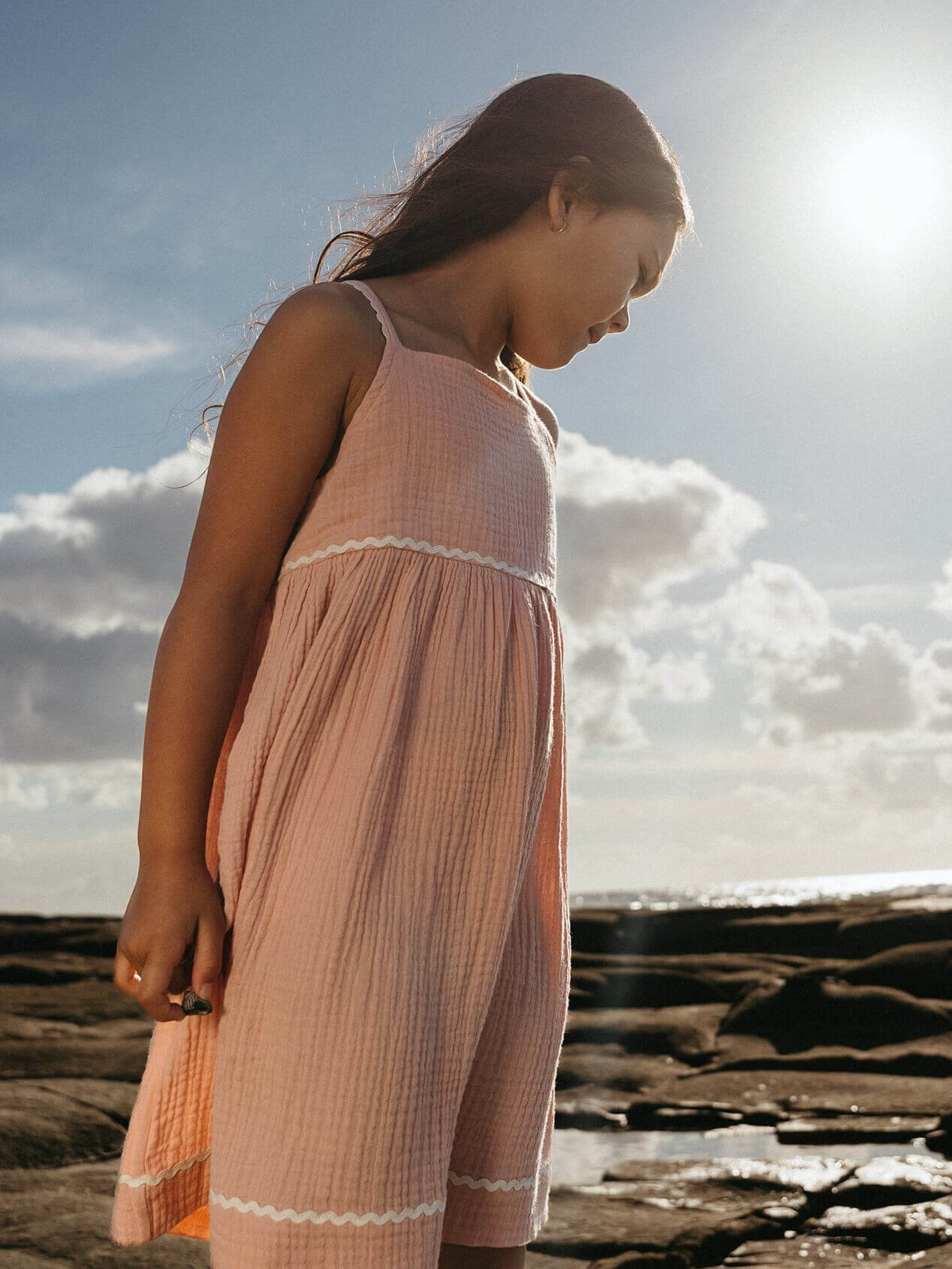 Juliette Girls Dress - Toasted Peach - Yes Mila Juliette Girls Dress - Toasted Peach - Yes Mila