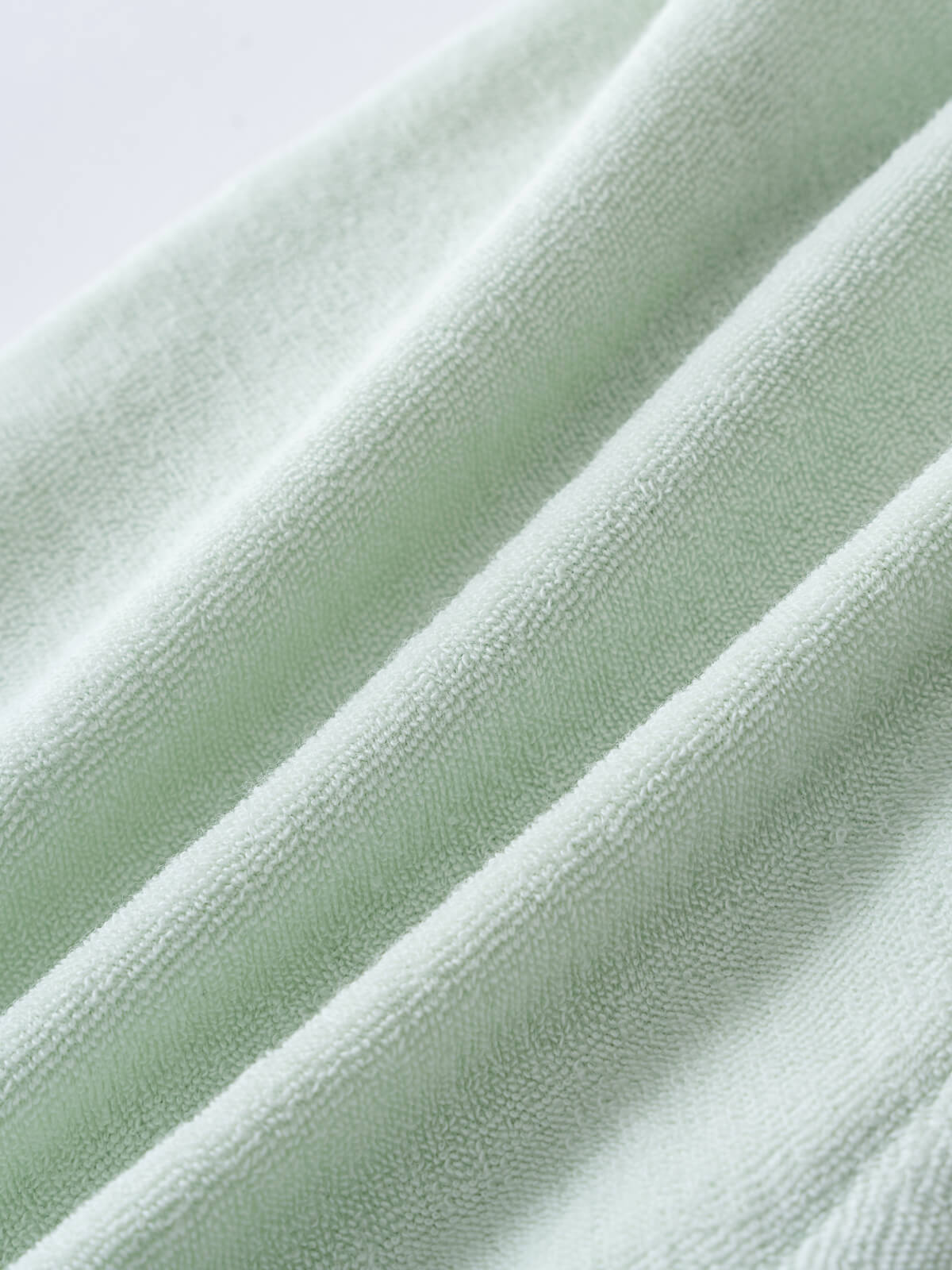 Lara Towelling Shorts - Mint