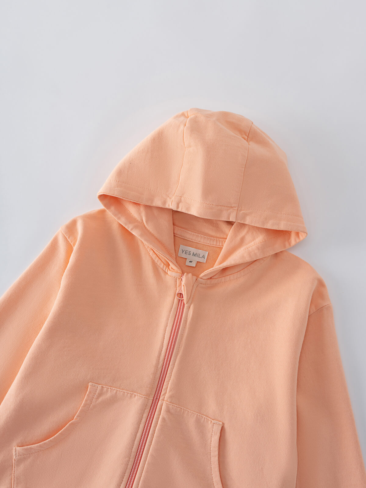 Ruby Zip Hoodie - Toasted Peach