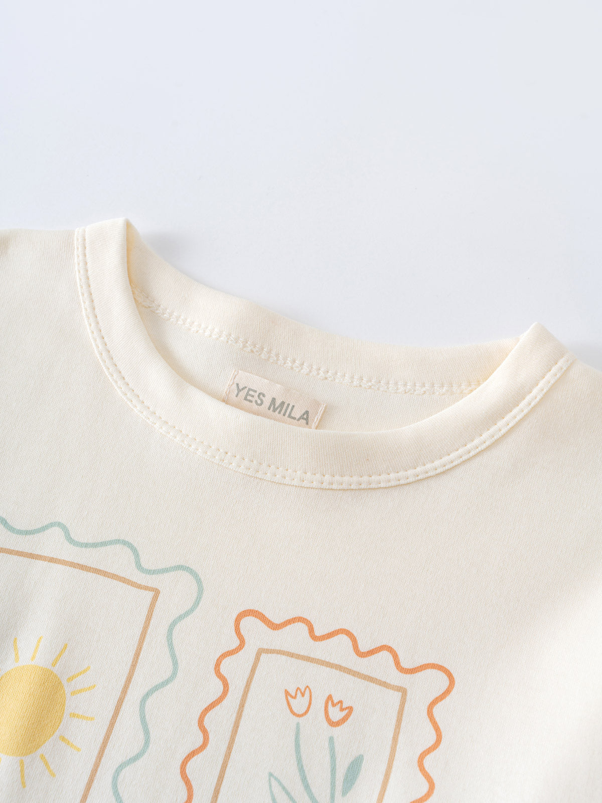 Zoey Long Sleeve Tee - Sunny Club Day
