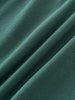 Close-up of teal green fabric with soft folds and visible texture Baby Long Sleeve Jersey Dress - Meadow Friends Baby girl