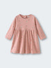 Baby Long Sleeve Jersey Dress - Autumn Harvest Rosehip