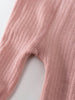 Baby Ribbed Tights - Blush