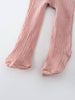 Baby Ribbed Tights - Blush