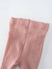 Baby Ribbed Tights - Blush