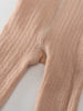 Baby Ribbed Tights - Clay