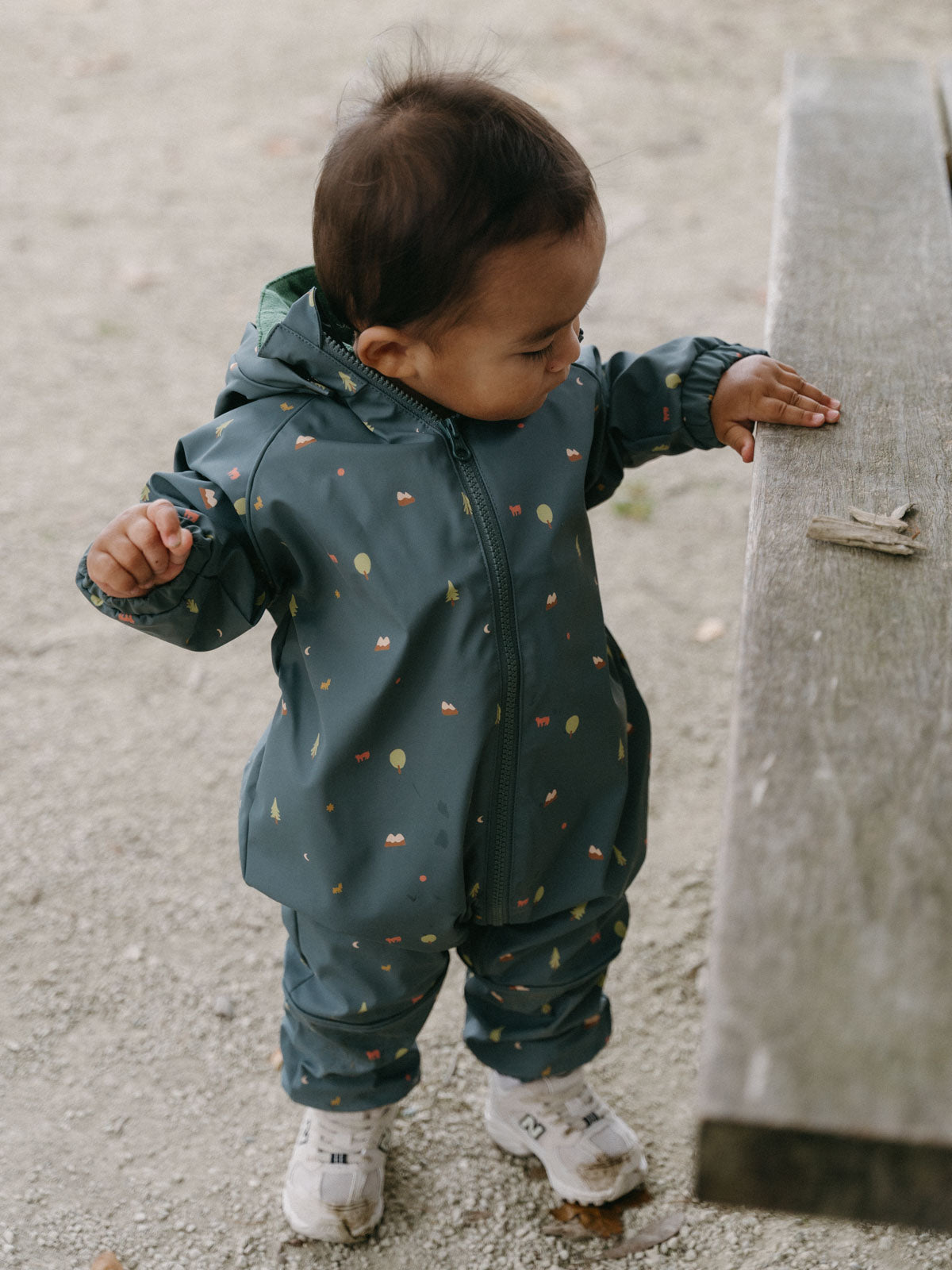 Printed Puddle Suit - Mountain View Balsam