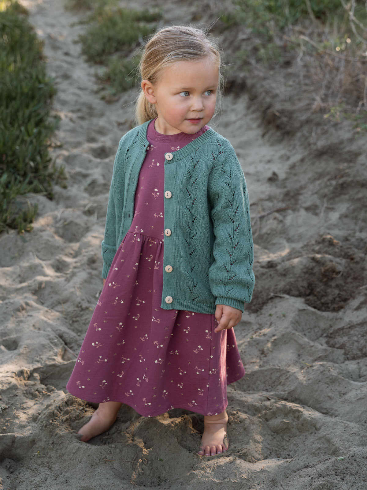 Sweatshirt Dress - Wild Meadow Plum Jam