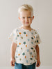 Printed Short Sleeve Tee - Forest Adventure Ecru