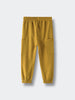 Mustard yellow sweatpants with cargo pockets on the thighs and elastic cuffs Cargo Sweatpants - Golden Pear Boys