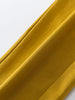 Close-up of mustard yellow fabric with visible texture and folds Cargo Sweatpants - Golden Pear Boys