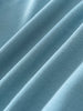 Close-up of light blue fabric with soft folds and visible texture Feature Print Hoodie - Stay Wild Boys