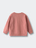 Back view of a dusty pink sweatshirt with ribbed cuffs and hem Feature Print Sweatshirt - Forest Gathering Girls