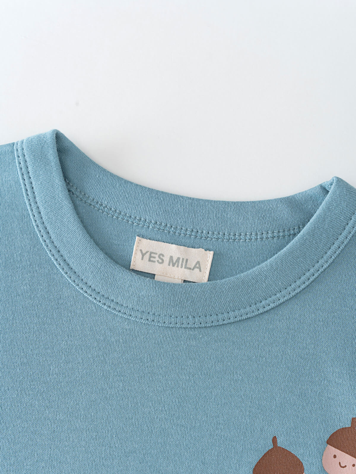 Feature Print Short Sleeve Tee - Acorn Friends