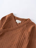 Pointelle Long Sleeve One Piece - Russet