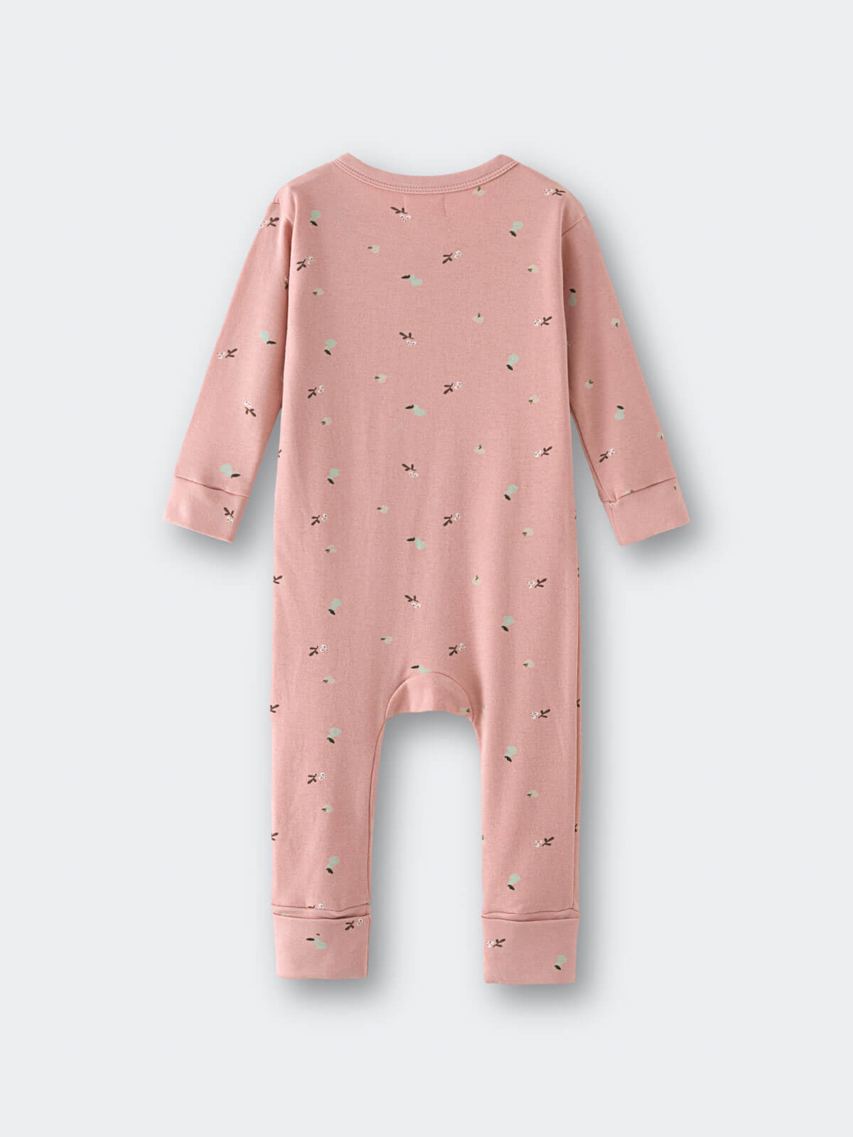 Printed Long Sleeve One Piece - Autumn Harvest Rosehip
