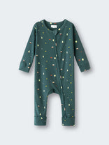 Printed Long Sleeve One Piece - Mountain View Balsam