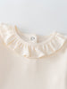 Ruffle Long Sleeve Bodysuit - Ecru