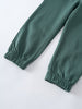 Close-up of elastic cuffs on green sweatpants laid flat Sweatpants - Balsam Boys
