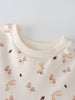 Sweatshirt Dress - Forest Gathering Ecru