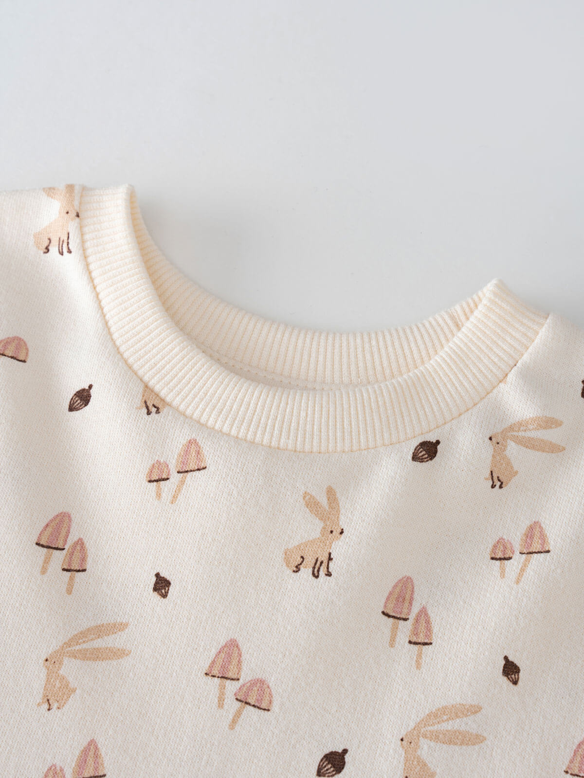 Sweatshirt Dress - Forest Gathering Ecru