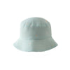 Light blue textured bucket hat with small embroidered details on white background Baby Bucket Hat - Sea Friends Baby boy