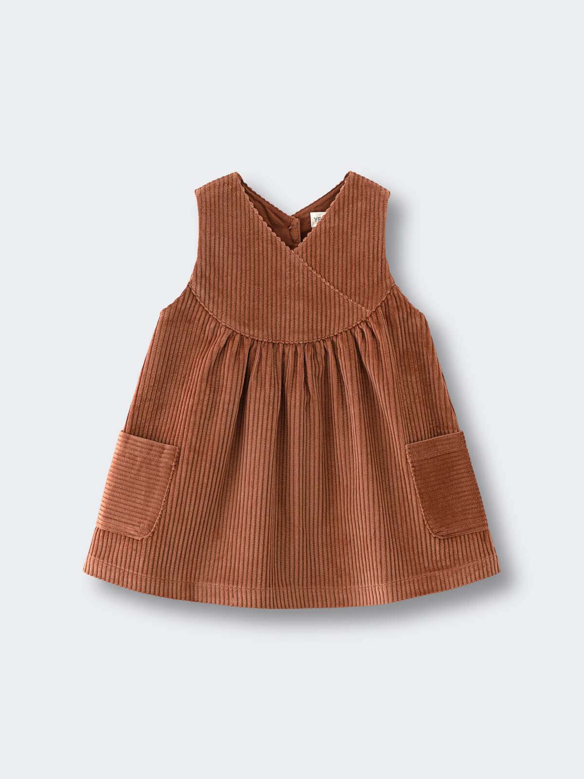 Baby Corduroy Dress - Russet