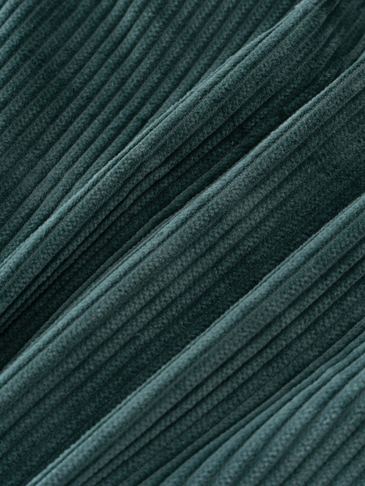 Close-up of textured green corduroy jacket with a ribbed pattern Baby Corduroy Jacket - Balsam Baby boy