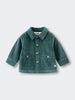 Green corduroy jacket on a light gray background Baby Corduroy Jacket - Balsam Baby boy