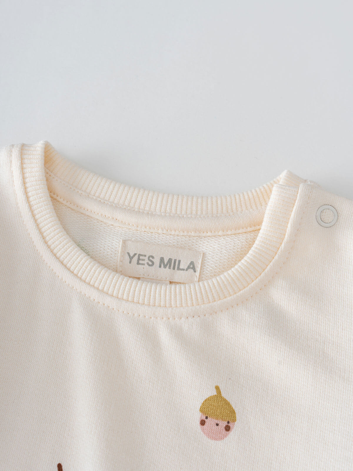 Baby Sweatshirt Dress - Little Acorn Ecru