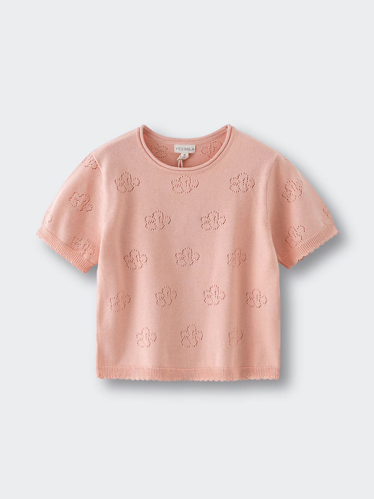 Bella Knit Tee - Toasted Peach