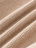 Close-up of beige textured fabric Cable Knit Jumper - Wicker Boys