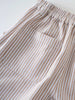 Striped elastic waist pants with gathered fabric and pocket detail Cargo Pants - Sand Stripe Boys