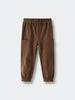 Brown sweatpants with cargo pockets on the thighs and elastic cuffs Cargo Sweatpants - Spruce Boys