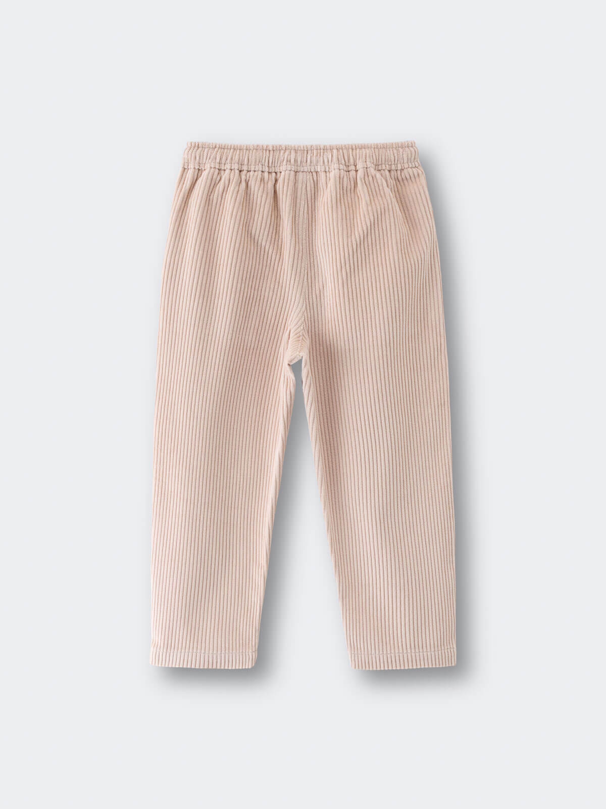 Beige corduroy pants on a light gray background Corduroy Pants - Clay Girls and Boys