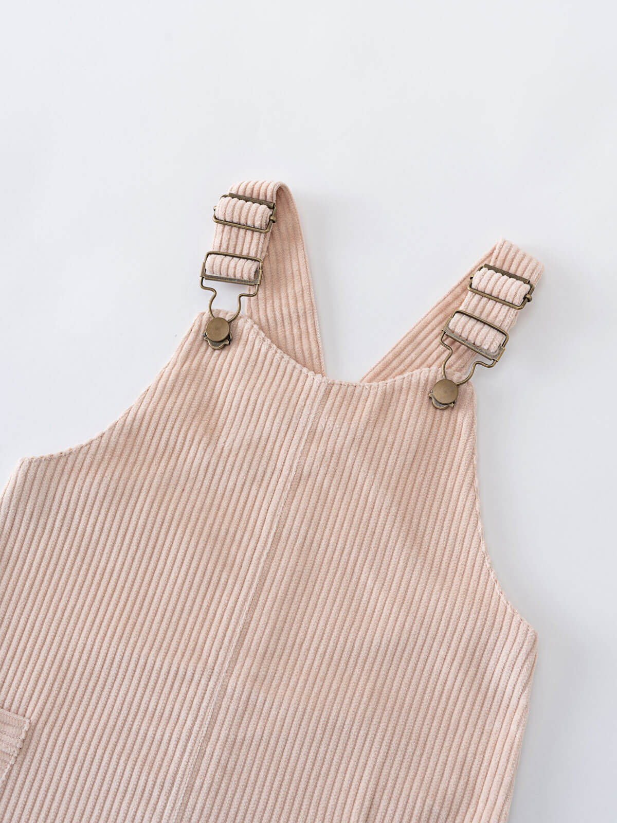 Corduroy Pinafore Dress - Clay