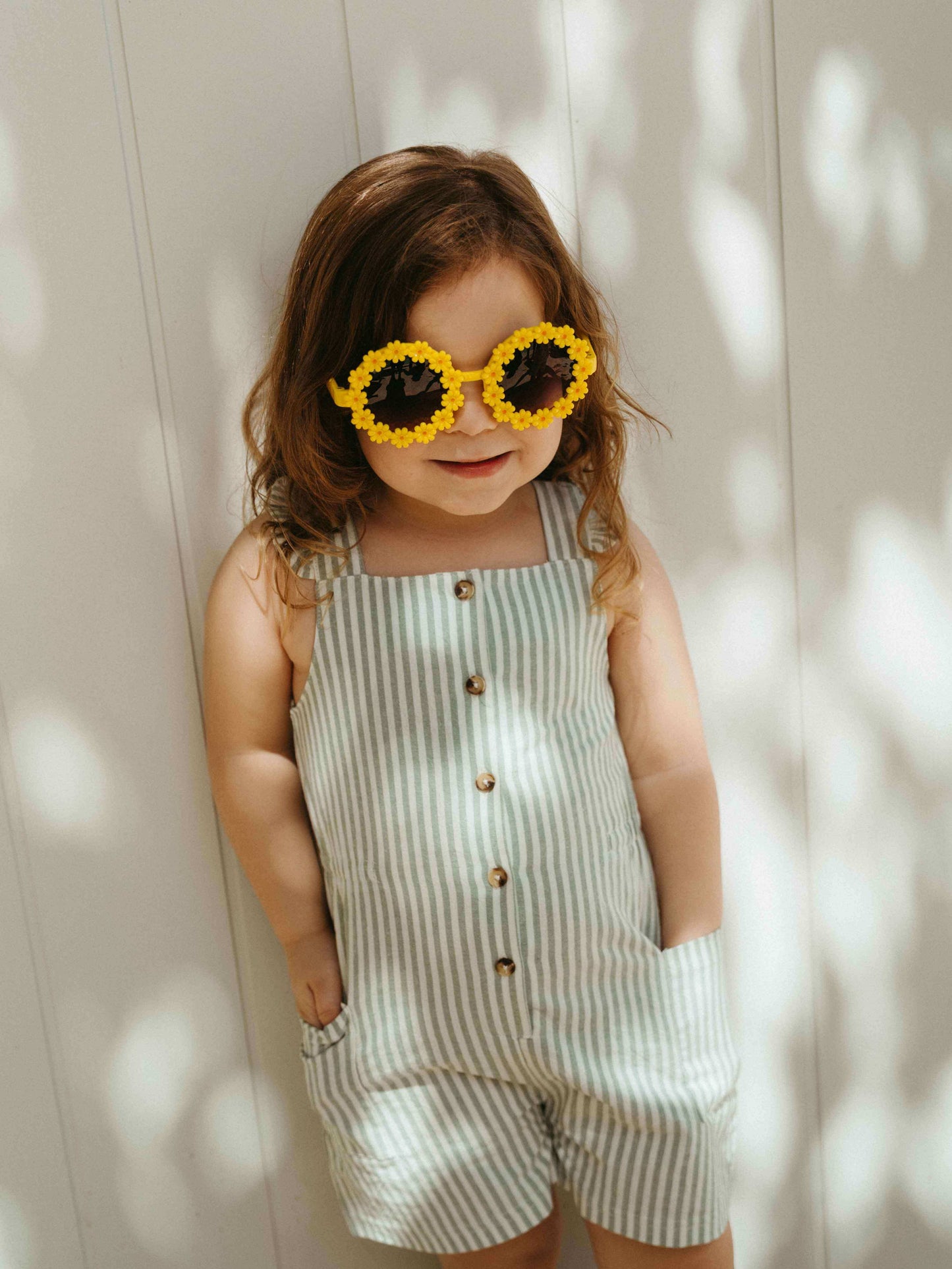 Ellie Playsuit - Mint Stripe