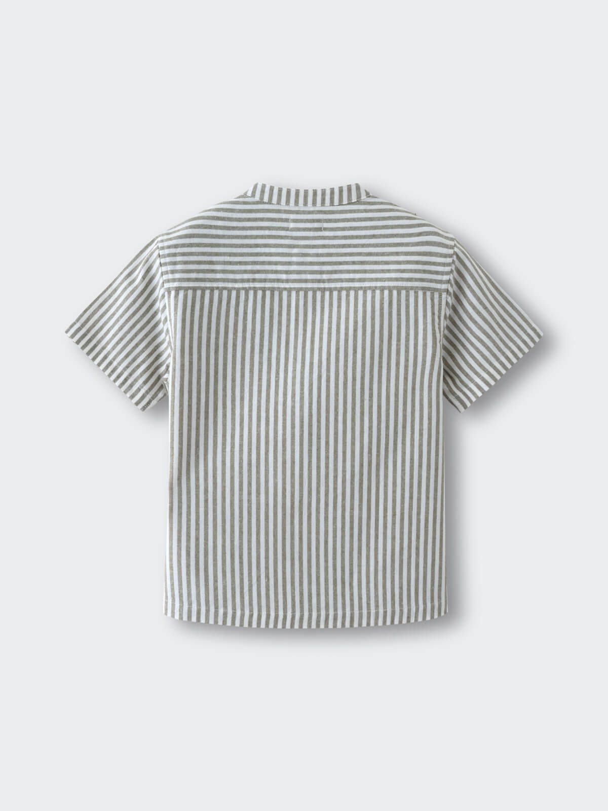 Elliott Short Sleeve Shirt - Matcha Stripe