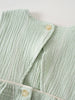 Emma Dress - Light Green Stripe