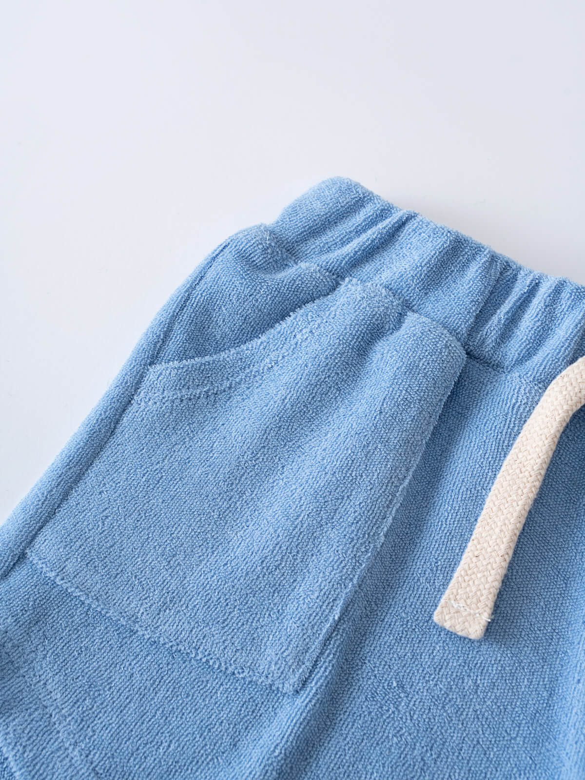 Finn Towelling Shorts - Sky Blue