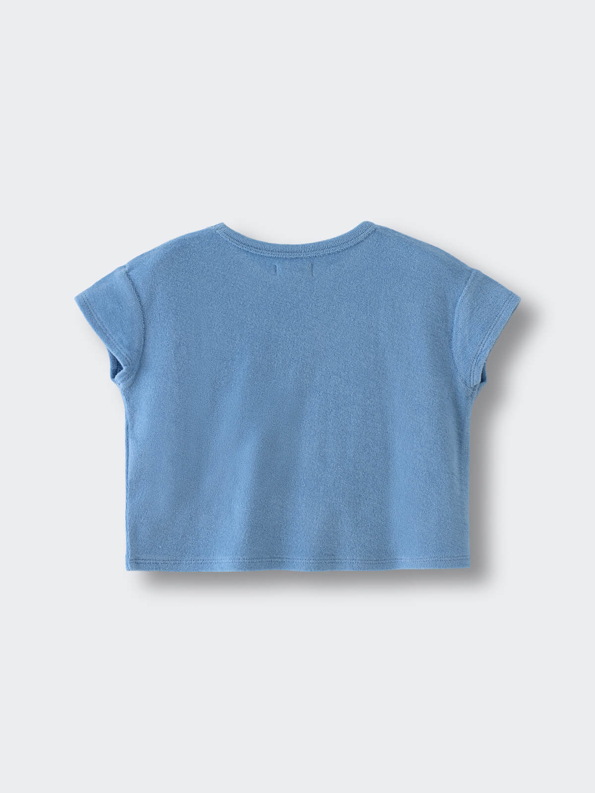 Finn Towelling Tee Shirt - Sky Blue