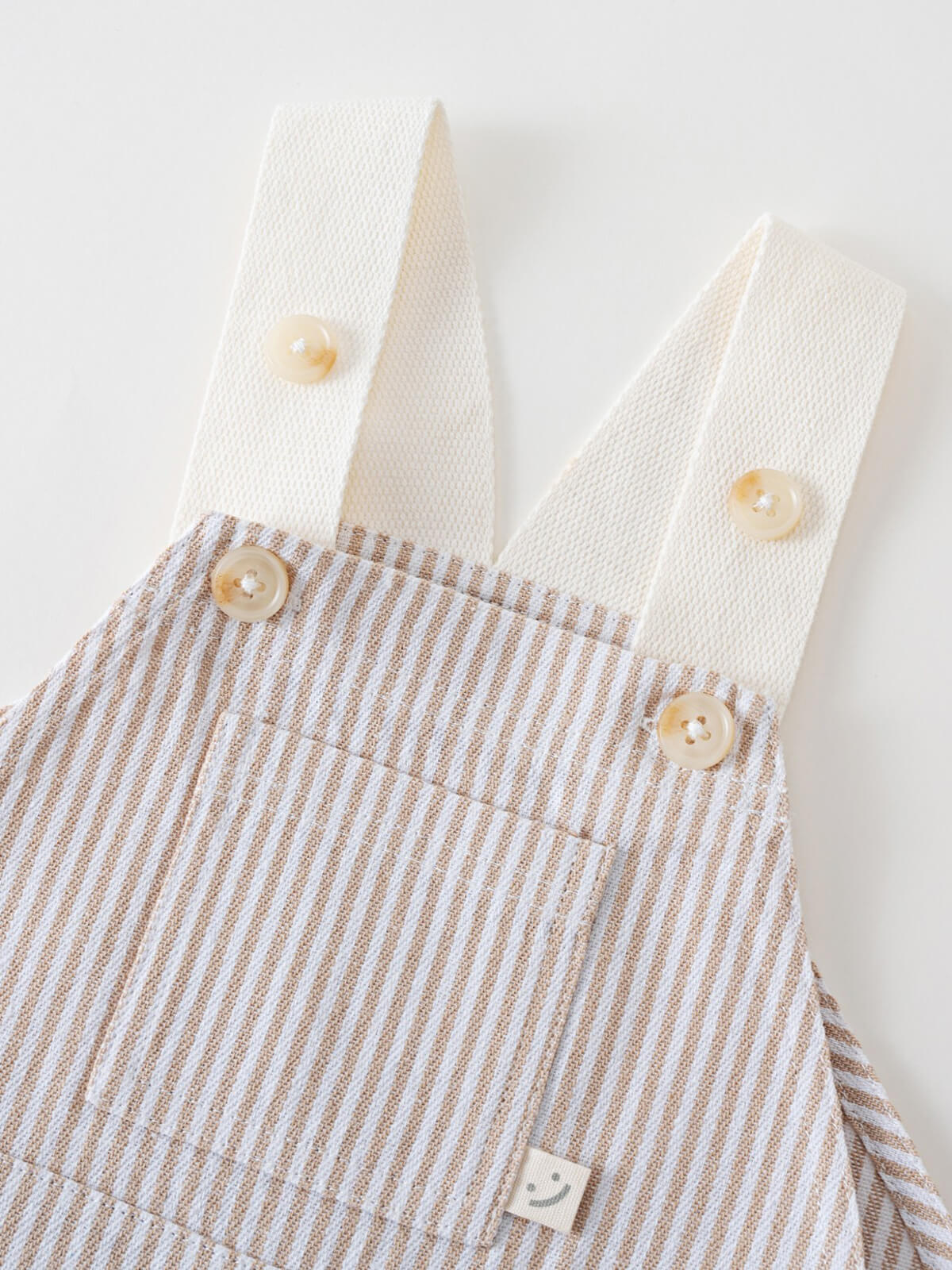 Henry Dungarees - Sand Stripe