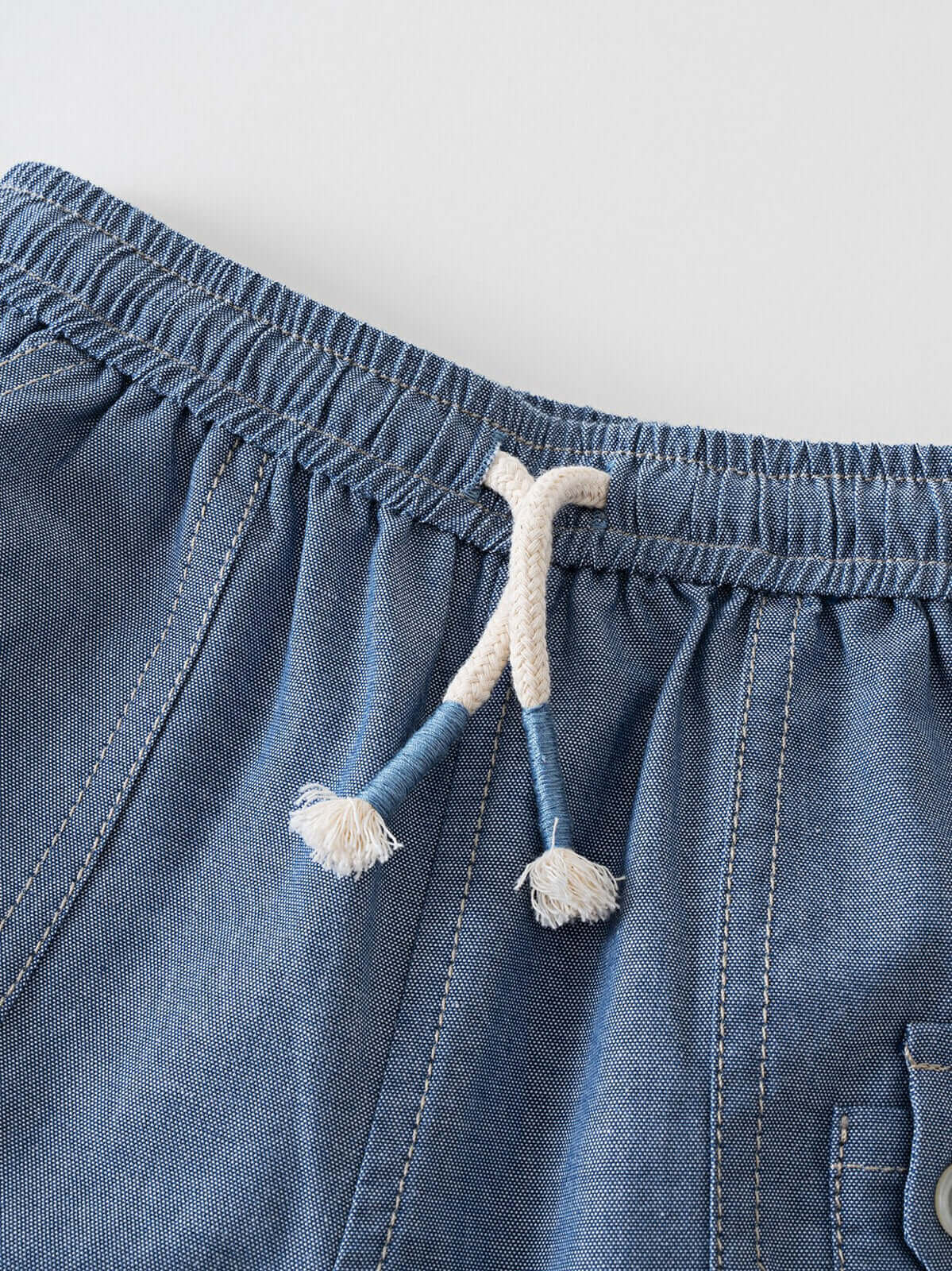 Hudson Shorts - Blue Chambray