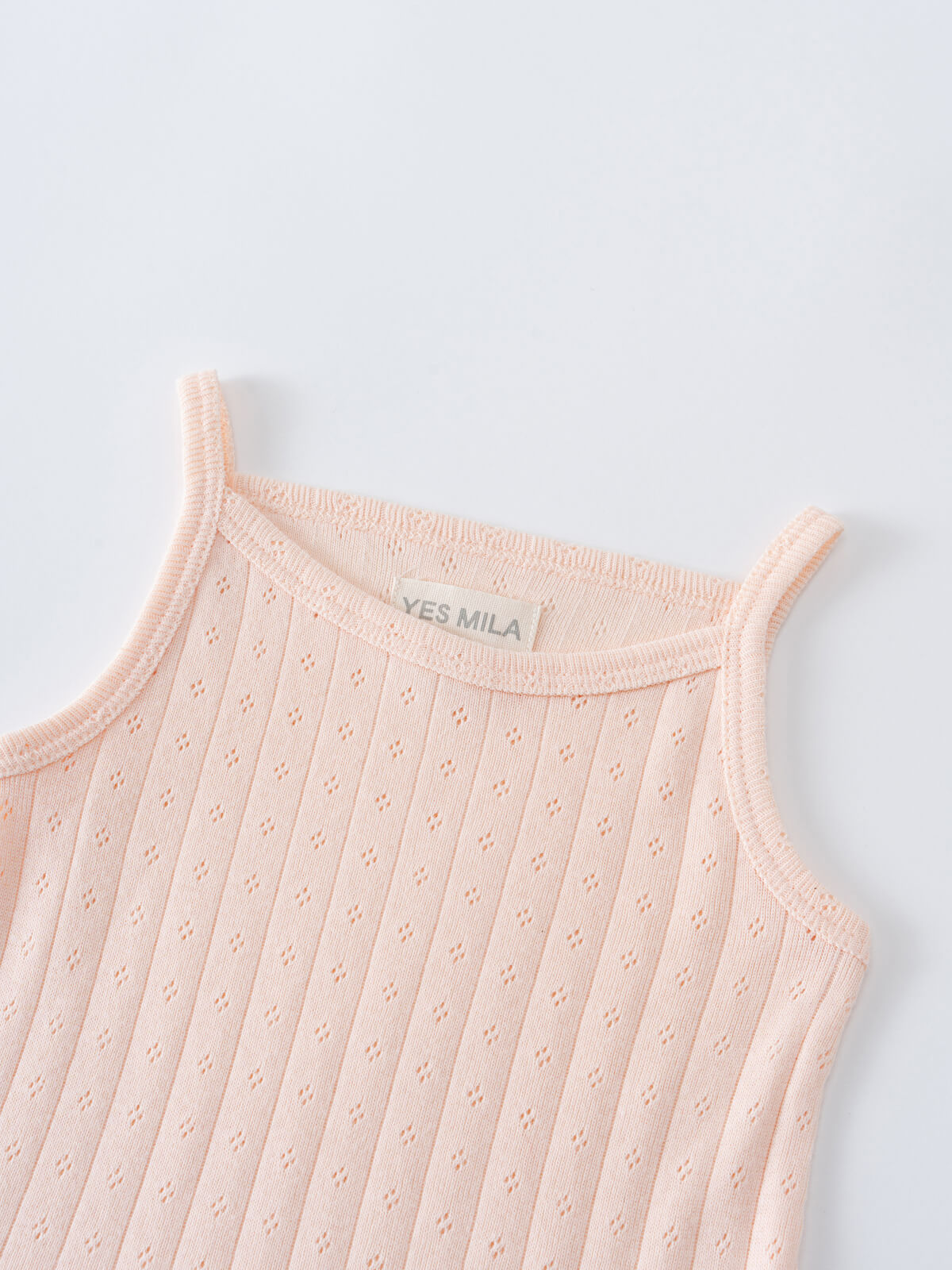 India Singlet Bodysuit - Shell Pink