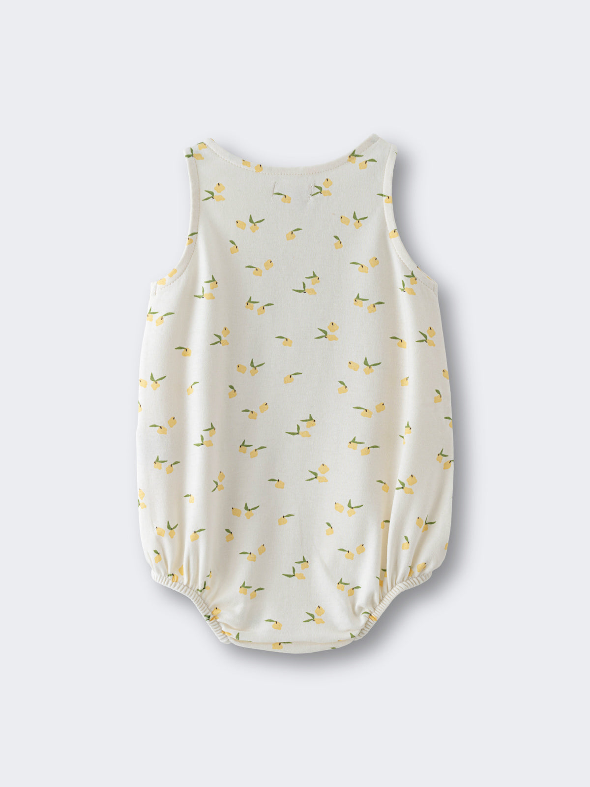 Jessica Sleeveless Romper - Lemons