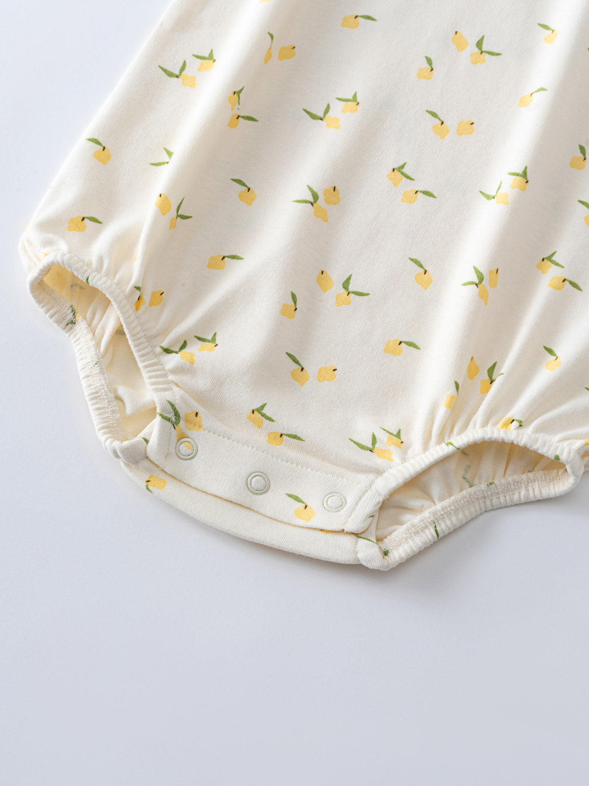 Jessica Sleeveless Romper - Lemons